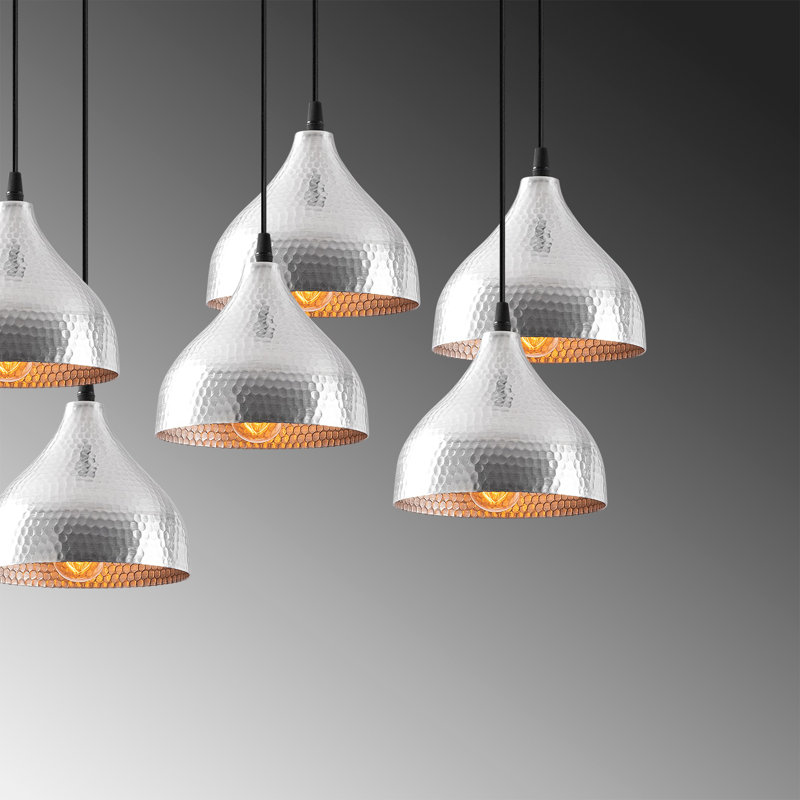 Latitude Run Manitowoc 7 Light Kitchen Island Dome Pendant Wayfair